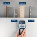 ⁦جهاز بوش كشف المعادن و الاخشاب و الكبلات ماليزي BOSCH - GMS 120⁩ - الصورة ⁦3⁩