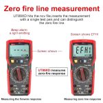 ⁦مالتي ميتر يوني تي ديجيتال 1000 فولت + مكثفات مقاومه 60 اوم موديل UNI-T UT89XD⁩ - الصورة ⁦3⁩