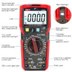 ⁦مالتي ميتر يوني تي ديجيتال 1000 فولت + مكثفات مقاومه 60 اوم موديل UNI-T UT89XD⁩ - الصورة ⁦4⁩