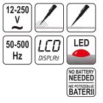 ⁦مفك تست ديجيتال YATO بولندي موديل YT-2276⁩ - الصورة ⁦3⁩