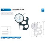 ⁦جهاز قياس تخانات انابيب ساعة اكيود 0-10 مم دقة 0.01 مم لقياس الانابيب والاجزاء الدائرية	 ACCUD⁩ - الصورة ⁦2⁩