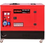 مولد كهرباء بنزين مارش 14.5 كيلو وات 26 حصان مزود بكابينة ومنظم تيار 3 فاز هوندا طراز BRAVA  BRT 15500 CSRX - GXV690