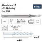 ⁦انديميل 1ريشة 4 مم ألمونيوم أسباني اكس 6مم - 60 مم ايزار IZAR     R4413⁩ - الصورة ⁦2⁩