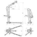 ⁦ونش زرافة ميجا 2 طن مفصلى اسباني MEGA  CRV20⁩ - الصورة ⁦7⁩