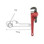 ⁦مفتاح  استلسون خدمة شاقة 24 بوصة سوبر ايجو أسبانى SUPER-EGO 102240000⁩ - الصورة ⁦4⁩