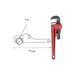 ⁦مفتاح انجليزي استلسون خدمة شاقة  48 بوصة سوبر ايجو أسبانى موديل SUPER-EGO 102480000⁩ - الصورة ⁦4⁩