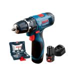⁦شنيور فك وربط بطارية بوش 12 فولت ( طقم 41 قطعة ) موديل BOSCH - GSB 120⁩ - الصورة ⁦2⁩