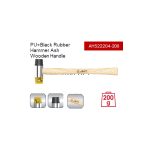 ⁦شاكوش ناحية كاوتش ناحية بلاستيك يد خشب اي بي تي 200 جرام APT AH522204-200⁩ - الصورة ⁦2⁩