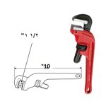 ⁦مفتاح إستلسون خدمة شاقة زاوية 10 بوصة سوبر ايجو  أسباني موديل SUPER-EGO 112100000⁩ - الصورة ⁦3⁩