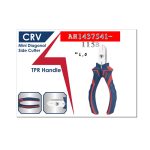 ⁦قصافة الكترونيات B سوسته عازل 4.5 بوصه 2 لون احمر وازرق أي بى تى - موديل APT AH1437541-115B⁩ - الصورة ⁦2⁩