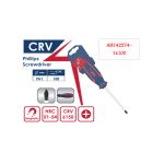 ⁦مفك صليبه 2 لون اي بي تي مقاس PH 1x100 موديل APT AH142274-1x100⁩ - الصورة ⁦2⁩