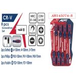 ⁦طقم مفكات 2 لون 8 قطعه اي بي تي موديل APT AH145074-8⁩ - الصورة ⁦3⁩