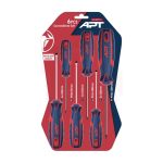 طقم مفكات 2 لون 6 قطع اي بي تي AH145077-6 APT