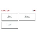 ⁦حامل ميزان ليزر تلسكوبي كراون 3.10 متر موديل CROWN - CAXL-S31⁩ - الصورة ⁦2⁩