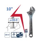 ⁦مفتاح فرنسـاوى هيفي ديوتي 10 بوصه 0-30مم أي بى تى موديل APT DW15180-250⁩ - الصورة ⁦2⁩