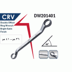 ⁦مفتاح مشرشر زاوية 45° 36 - 41  مم كروم فانديوم  أي بى تى  موديل APT  DW201401 36x41⁩ - الصورة ⁦2⁩