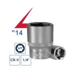 ⁦لقمة رباط مسدسه مربع 1/4 بوصه 14 مم أي بى تى - 15 APT CR-V⁩ - الصورة ⁦2⁩