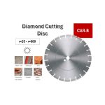 صنية ديوي الماظ خرسانة مسلح وجرانيت ماء ألمانى مقاس 24 بوصة 600-25 مم DIEWE CAR-B