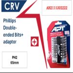 ⁦علبه 10سن مفك صليبه اتجاهين 65مم + مغناطيسي PH2 اي بي تي موديل  APT  AH2111002222⁩ - الصورة ⁦2⁩