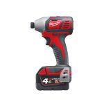 ⁦شنبور فك وربط بطارية ميلوكي 1/4 بوصه 18 فولت 2 امبير دقاق ميلوكي MILWAUKEE M18BID-202C⁩ - الصورة ⁦2⁩