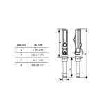 ⁦طلمبة زيت ضغط عالي ساموا أسباني 3 : 1 - 35 لتر في دقيقه مقاس 205 لتر موديل SAMOA - 354120⁩ - الصورة ⁦2⁩