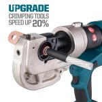 ⁦مكبس هيدروليك بطارية زوبر 400 مم فصل ذاتي ZUPPER  ED-400⁩ - الصورة ⁦3⁩