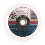 حجر قطعية حـديد ألمانى درونكو مقاس 4.5 بوصه 3.0-22 DRONCO