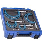 ⁦طقم ميكرومتر خارجى اكيود بالبوصة من 0-4 بوصة 4 قطع علبة معدن ACCUD⁩ - الصورة ⁦3⁩