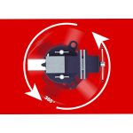 ⁦منجلة 12 بوصه صلب متحركة هـ. د ضمان 10 سنوات KING TONY⁩ - الصورة ⁦2⁩