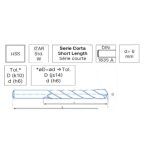 ⁦انديميل 1ريشة 4 مم ألمونيوم أسباني اكس 6مم - 60 مم ايزار IZAR     R4413⁩ - الصورة ⁦3⁩