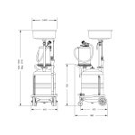 ⁦طلمبة سحب زيت ساموا من الموتور بالقمع 100 لتر + زجاجه 10 لتر اسباني  موديل SAMOA 372000⁩ - الصورة ⁦4⁩