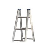 ⁦سلم الومنيوم ميتافورم طراز 32 مزدوج 9 درجة عادية الطول 2.90م METAFORM⁩ - الصورة ⁦2⁩