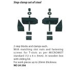 ⁦مجموعة مشابك مرفقة  /NO 24256/ PD 230/E- KT 150 -MF 70  الماني PROXXON⁩ - الصورة ⁦2⁩