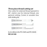 ⁦قطع حاده 3 قطع الماني PROXXON⁩ - الصورة ⁦2⁩