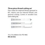 ⁦قطع حاده 3 قطع الماني PROXXON⁩ - الصورة ⁦2⁩