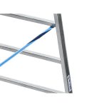 ⁦سلم الومنيوم ميتافورم طراز 32 مزدوج 9 درجة عادية الطول 2.90م METAFORM⁩ - الصورة ⁦4⁩