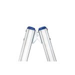 ⁦سلم الومنيوم ميتافورم طراز 32 مزدوج 9 درجة عادية الطول 2.90م METAFORM⁩ - الصورة ⁦5⁩