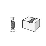 ⁦شريط وظرف سنفره دريمل 6.4 حبيبات 60 DREMEL⁩ - الصورة ⁦2⁩