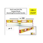 ⁦ميزان مياه ستابيلا 3 عين 183 سم بيد المانى STABILA 196-2⁩ - الصورة ⁦2⁩