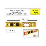 ⁦ميزان مياه ستابيلا 3 عين 2 شاشة 122 سم  بيد مضى المانى STABILA 196 - 2LED⁩ - الصورة ⁦2⁩