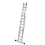 ⁦سلم الومنيوم ميتافورم طراز 33 ثلاث وصلات منزلق متعدد الاستخدام(9 درجة طول 2.90م - 18 درجة طول 4.80م - 27 درجة طول 6.40م) METAFORM⁩ - الصورة ⁦2⁩