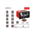 ⁦تنجر شحن 1فاز تيلون (12فولت-185 امبير) (24فولت -90 امبير)  TELWIN Alpine18⁩ - الصورة ⁦3⁩