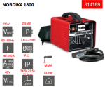 ⁦ماكينه لحام تيلوين 140 أمبير بالمشتملات 220 فولت إيطالي  - موديل TELWIN Nordika1800⁩ - الصورة ⁦6⁩