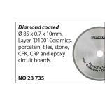 ⁦قرص تقطيع  28735 NO الماني PROXXON⁩ - الصورة ⁦2⁩