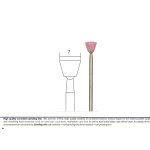 ⁦لقم رباط  مسدسة ك. ف.طويلة  38مم - 3/4بوصه تايوانى KWG⁩ - الصورة ⁦2⁩