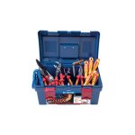 طقم عدة كهربائى 21 ق عازل 1000 فولت داخل شنطة KING TONY