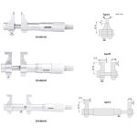 ⁦ميكرومتر قياس داخلى 30/5 مم بحلقة ضبط دقة 0.01 مم ACCUD⁩ - الصورة ⁦4⁩