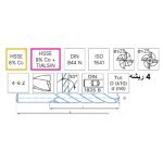 ⁦أنديميل ثقب  4 ريشة 8 % كوبلت أسباني  مقاس 7.0 مم ايزار  IZAR   R4600⁩ - الصورة ⁦4⁩