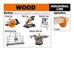 ⁦صينية فيديا خشب أبلاكاش / حبيبى 12 بوصة 30 مم 72 سن موديل 281.672.12M ايطالي CMT⁩ - الصورة ⁦2⁩