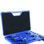 طقم ميكرومتر خارجى من 100/0مم 4 قطع علبة معدن ACCUD